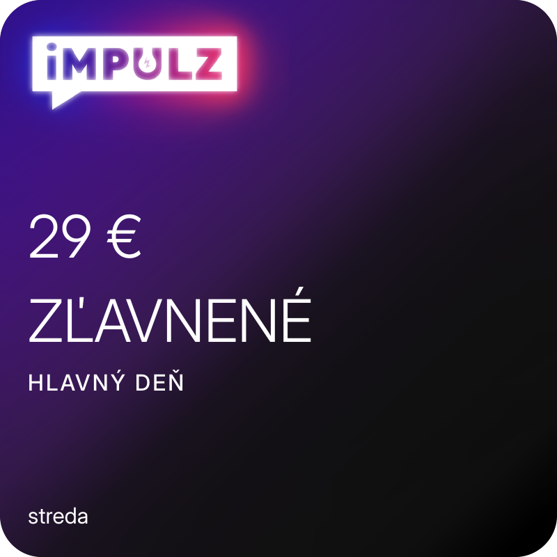 STREDA - ZĽAVNENÉ vstupné